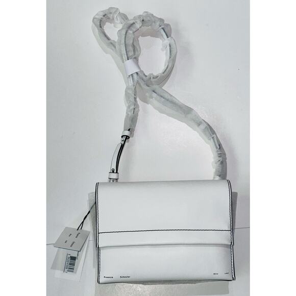 Proenza Schouler White Label Accordion Flap Bag ~ Optic White - Picture 5 of 8